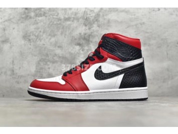 PK 에어조던 1 사틴 레드 스네이크