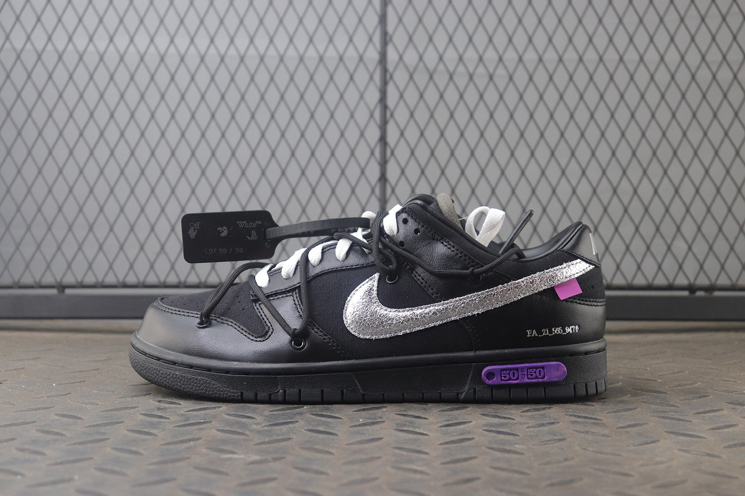 M 나이키 오프화이트 덩크 로우 더 50 로트 50