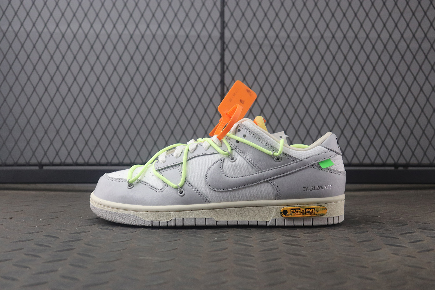 M 나이키 오프화이트 덩크 로우 더 50 로트 43