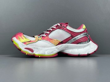 GOD 발렌시아가 스테이플러 스니커즈 화이트 핑크 803681W3ST49571