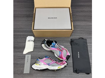 순원 발렌시아가 스테이플러 스니커즈 그레이 블루 핑크 네온 옐로우 화이트 803682W3ST41457